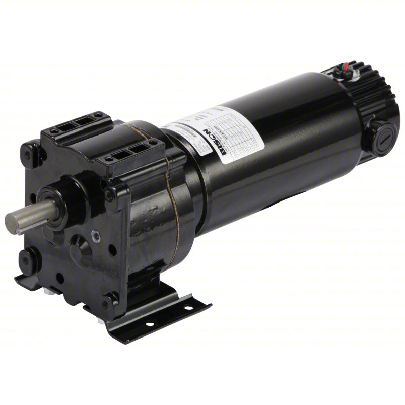 BISON DC GEARMOTOR,360RPM,90VV: 90V DC, 40 IN-LB MAX TORQUE, 1/4 CV DE ENTRADA DE CABALLOS, 5:1, 2.5 A