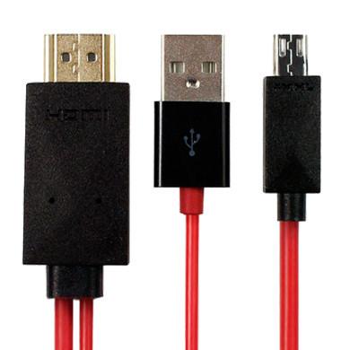 CABLE TABLETA MHL MICRO USB MACHO + HDMI