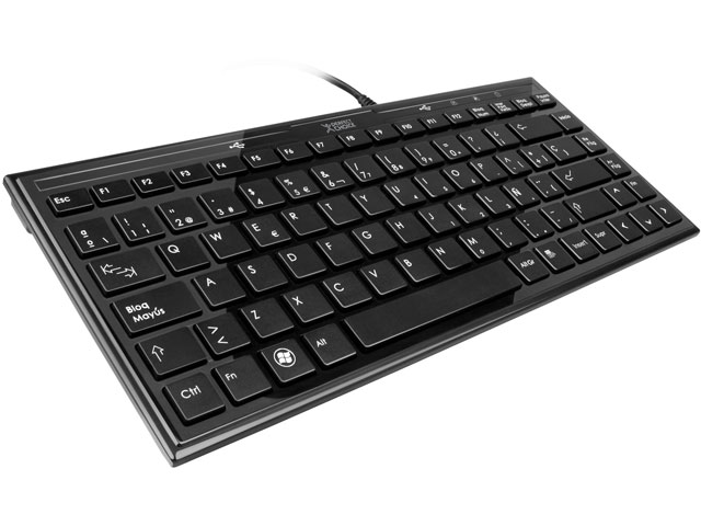 TECLADO PERFECT CHOICE PC-200727 MINIMAL NEGRO USB