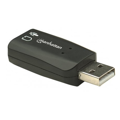 Adaptador de Audio 3-D USB de Alta Velocidad