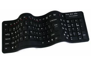 TECLADO PERFECT CHOICE FLEXIBLE MULTIMEDIA USB/PS2