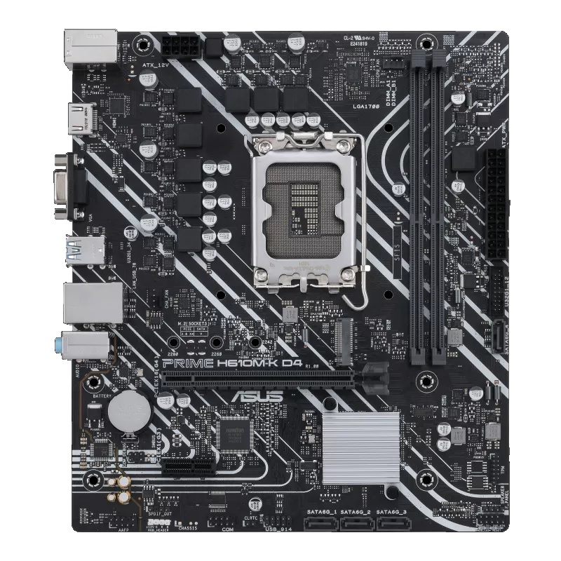 TARJETA MADRE ASUS PRIME H610M-K D4/HEMI/LGA1700/64GB/DDR4