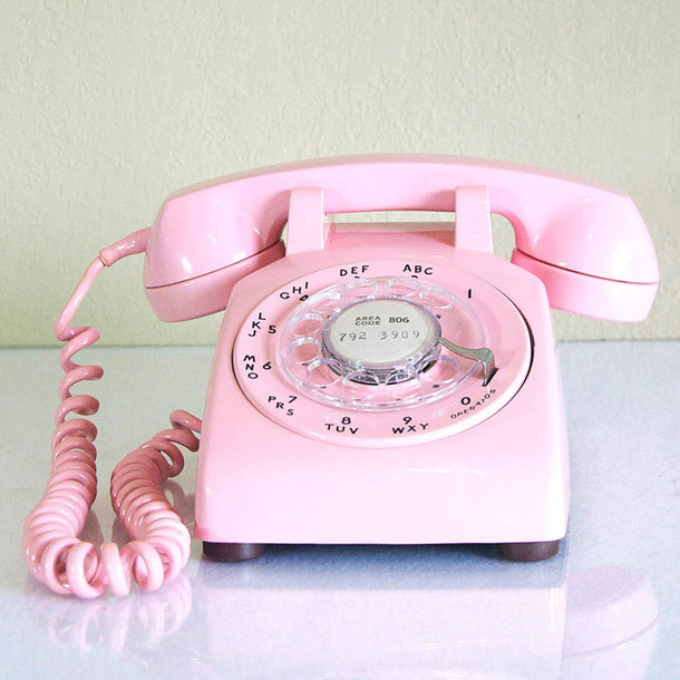 1963 Pink 500 Desk Phone