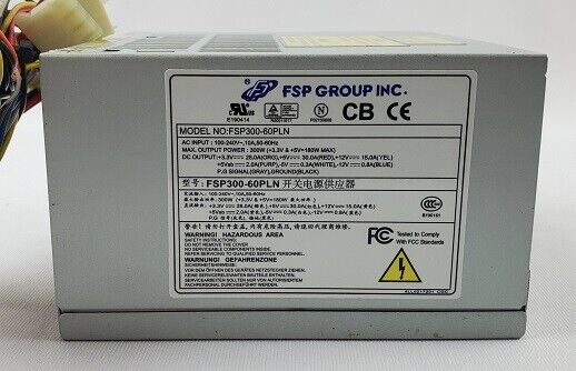 FSP Group FSP300-60PLN Power Supply new pull como nueva, sin caja
