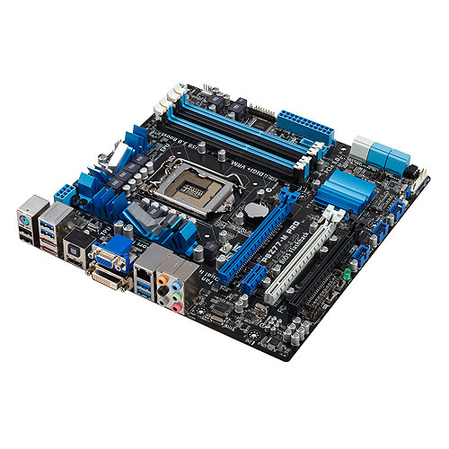 TARJETA MADRE ASUS P8Z77-M PRO 4xDDR3 2xPCIE3.0 USB 3.0 SOC 1155 Caja