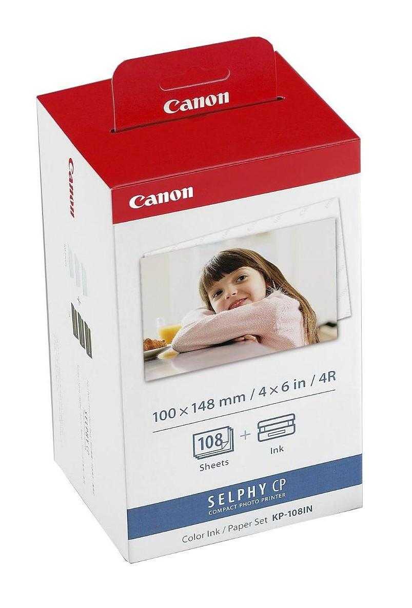 PAPEL TERMICO CANON 4X 108 HOJAS P/SELPHY CP800 CP900 (3115B001AA)