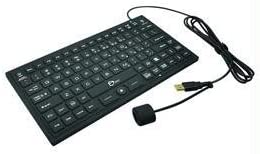 SIIG Inc. 89KEY USB Industrial/Med Grade Washable Backlit Keyboard with Pointng Dev
