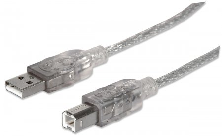 MANHATTAN CB 340458 CABLE USB PARA IMPRESORA A-B 3mts