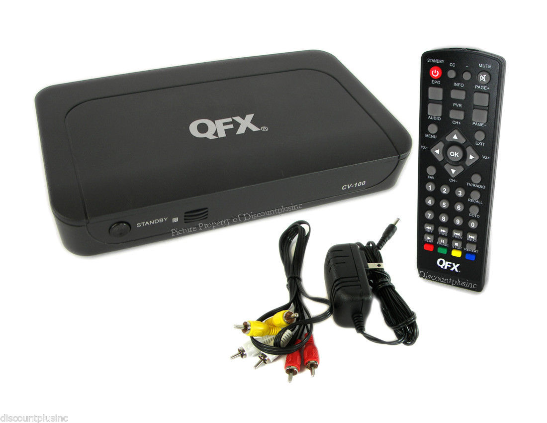 HDMI/HDTV/DTV/RF/RCA/USB Digital Converter Box TV Tuner With Remote Control PVR