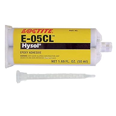 LOCTITE EA E-05CL (237099) GEL EPOXI TRANSPARENTE DE AJUSTE RÁPIDO (TIXOTRÓPICO) - CARTUCHO DE 1.7 FL OZ/1.7OZ