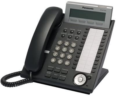 Panasonic kx-dt333 Phone, Color negro