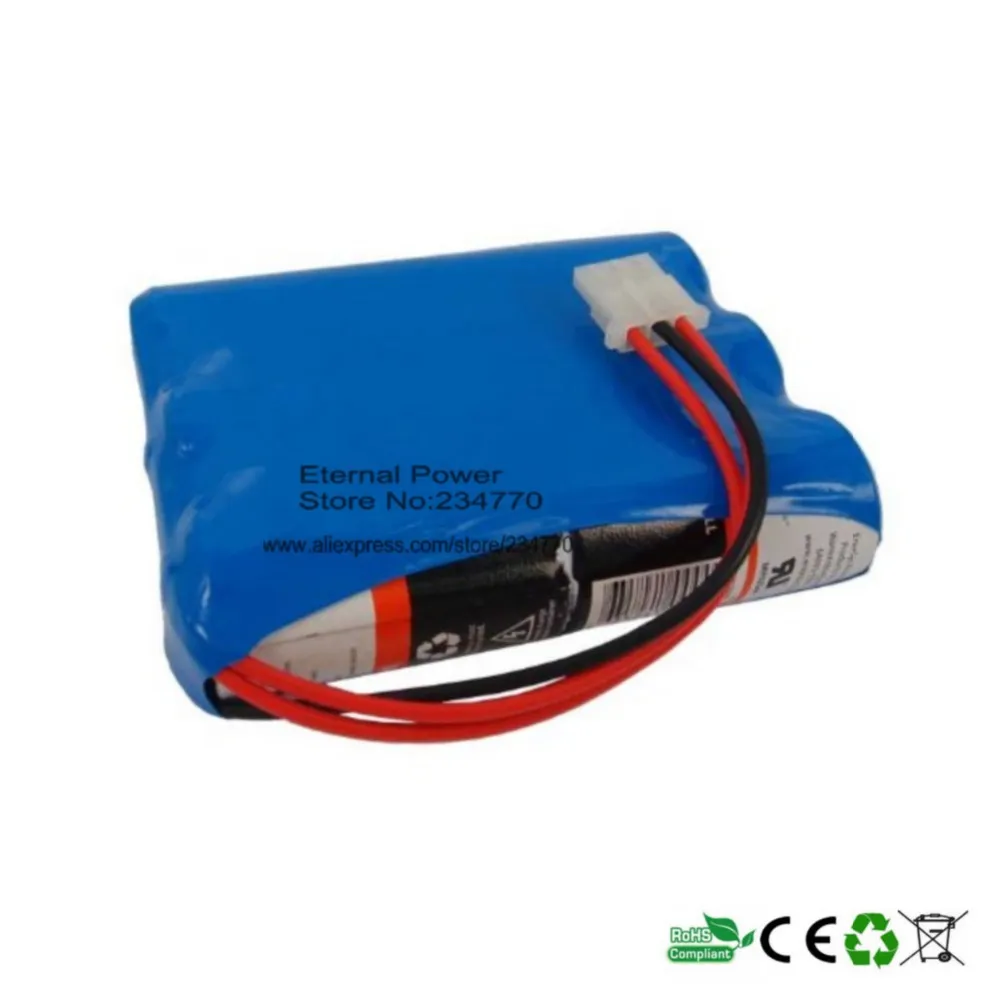 Batería de repuesto médica para Agilent E-2605, compatible con 43100, 43100A, 43110A, 2500mAh / 30.00Wh