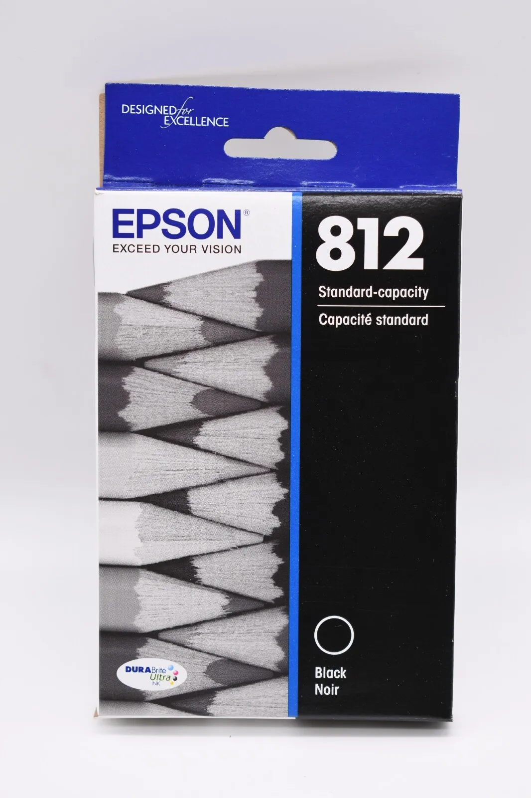 CARTUCHO DE TINTA NEGRA EPSON 812 T812120-S, T812120-CP, MEJOR ANTES DEL 01/2026-