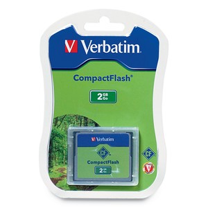 Verbatim 2GB Compact Flash Memory Card, 47012