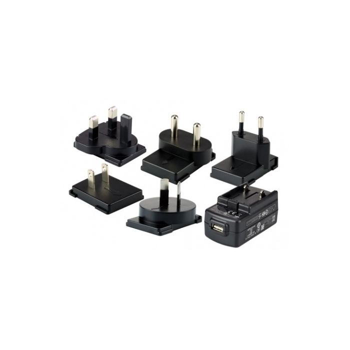 Honeywell Adaptador de Corriente, 5V, 2A, Negro, con Plugs Intercambiables, para EDA70
