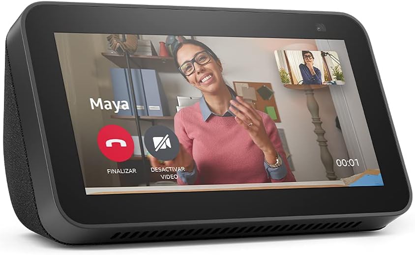 Echo Show 5 (2da generación, edición 2021) - Pantalla inteligente HD con Alexa y cámara de 2 MP - Negro
