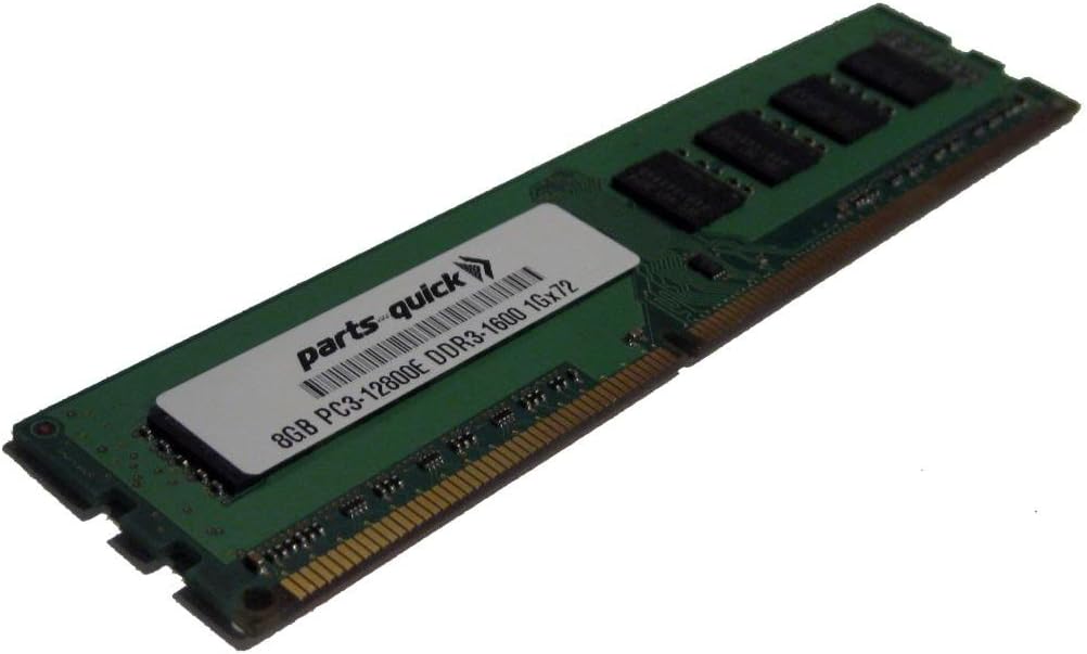 Memoria de 8 GB para HP ProLiant ML310e Gen8 v2 DDR3 PC3-12800E ECC RAM Upgrade