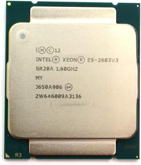 INTEL XEON PROCESSOR E5-2603 V3 (15M CACHE 1.60 GHZ)