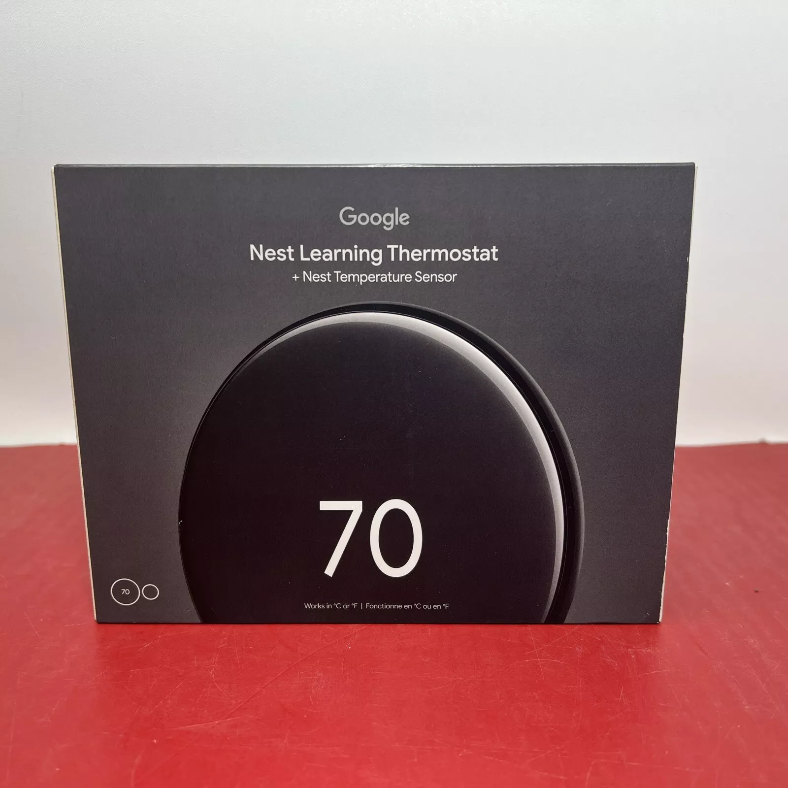 TERMOSTATO INTELIGENTE GOOGLE NEST DE 4.ª GENERACIÓN Y MÁS, SENSOR GA05169-US, COLOR OBSIDIANA PULIDO