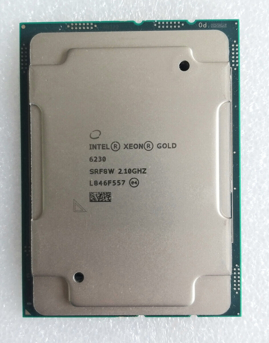 Servidor Intel Xeon Gold 6230 CPU 20 NÚCLEOS 2,10 GHZ 27,5 MB L3 125W FCLGA3647