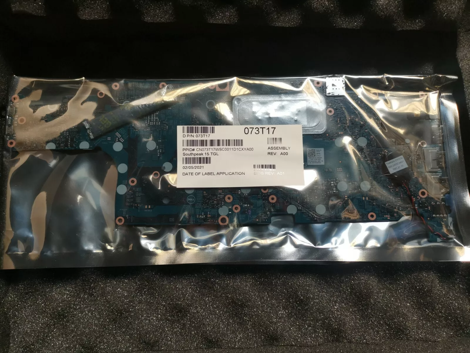 DELL MOTHERBOARD 073T17 SOUTHPEAK 15 TGL