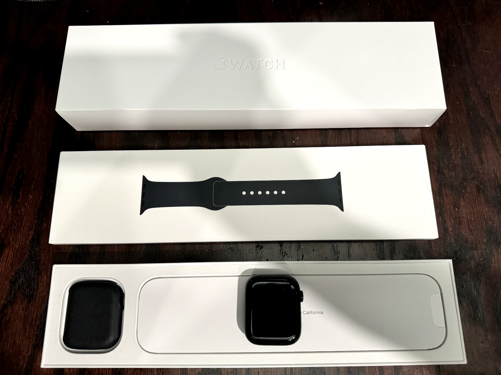 Apple Watch Series 8 GPS 45mm Midnight Aluminum Case Sport Band - Extra Large