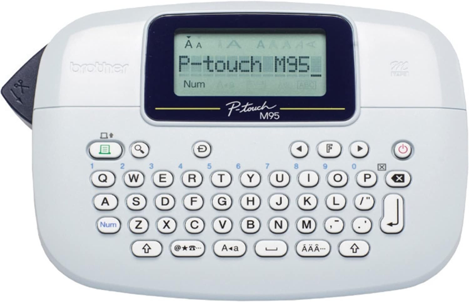 ROTHER P-TOUCH HANDY LABEL MAKER NEGRO, PLATA IMPRESORA DE ETIQUETAS, LABELER