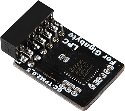 Módulo TPM2.0 LPC 12 pines con Infineon SLB9665 para placa base Gigabyte compatible con GC-TPM2.0_S