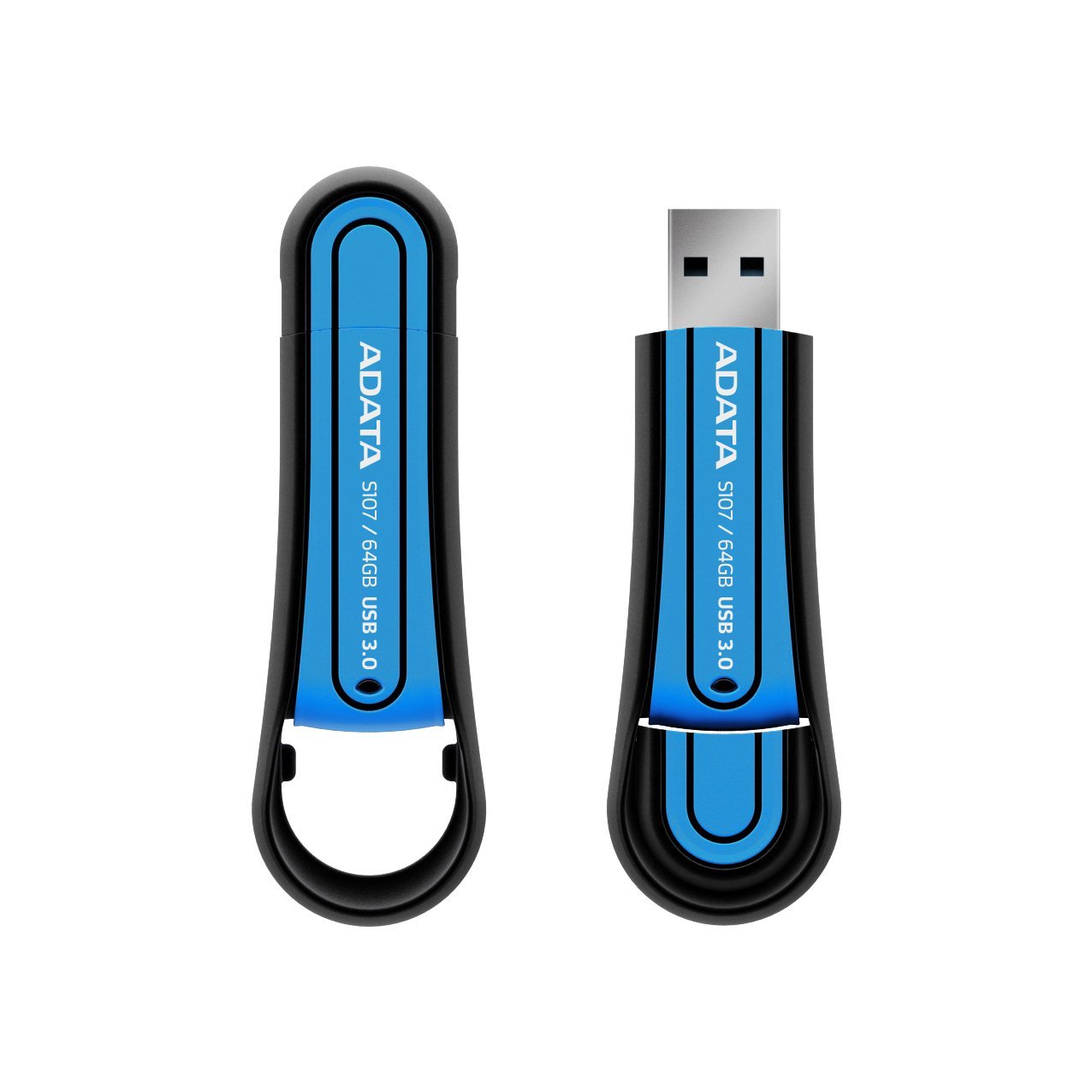 MEMORIA FLASH ADATA S107 64GB USB AZUL (AS107-64G-RBL)