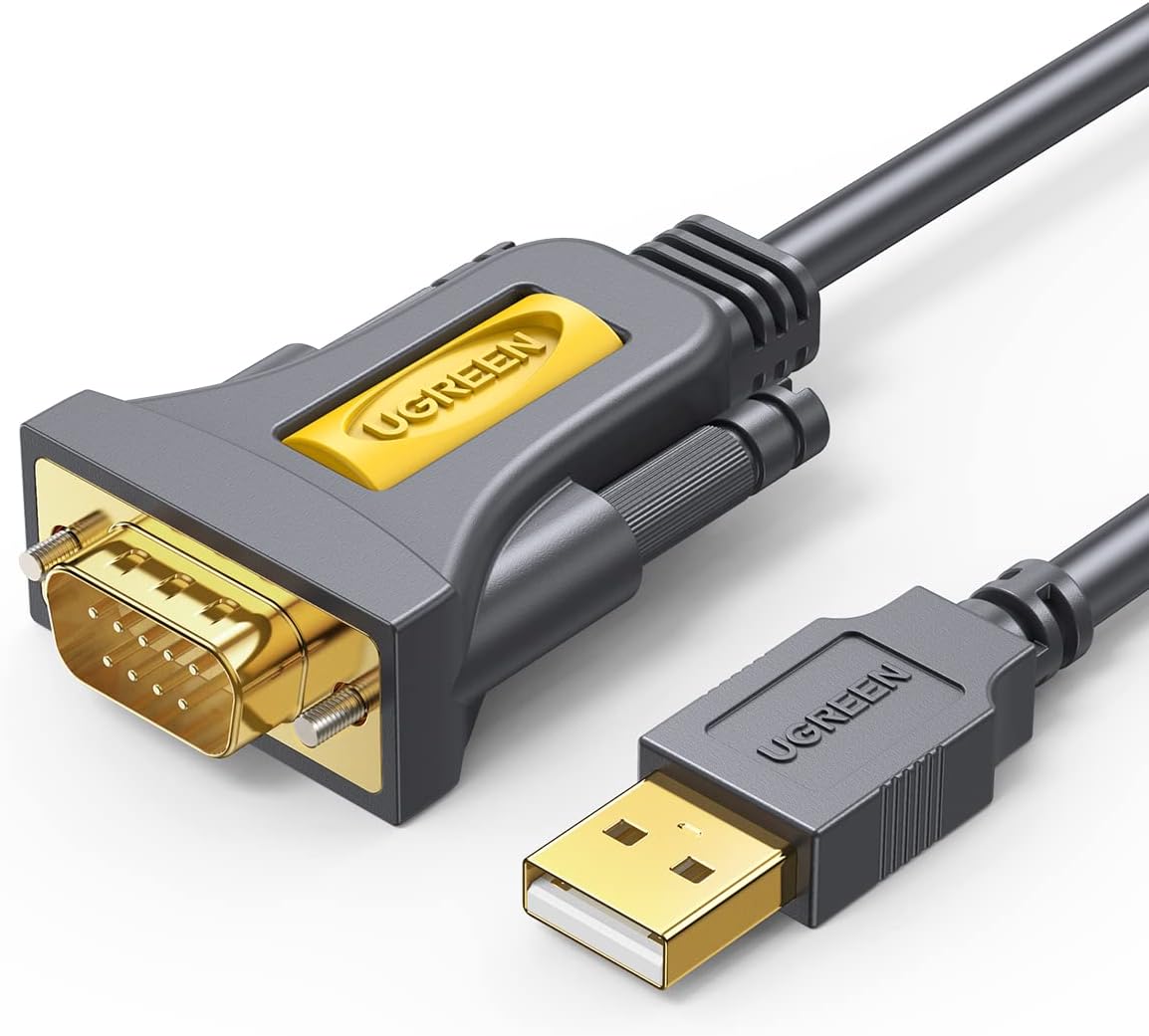 UGREEN CABLE ADAPTADOR DE USB A PUERTO RS232 DB9, CON PL2303 CHIPSET PARA WINDOWS 8.1/8, COMPATIBLE CON 8/7/VISTA/XP//2000 Y MACOS X 10.6 Y OTRO, 2M