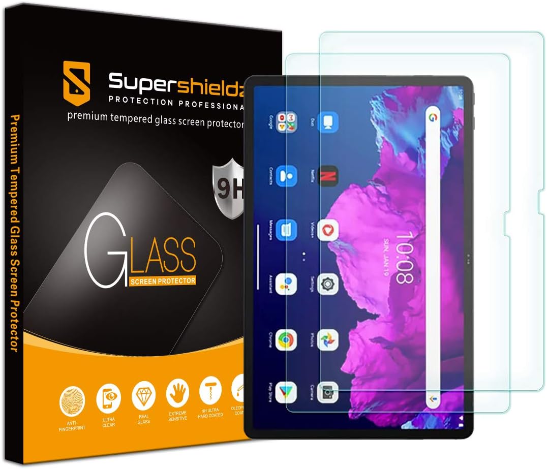 Supershieldz - Protector de pantalla diseñado para Lenovo Tab P11 / P11 Plus (11 pulgadas), vidrio templado, antiarañazos, sin burbujas SS-TG-LNV-Tab P11 (11 inch)-2P