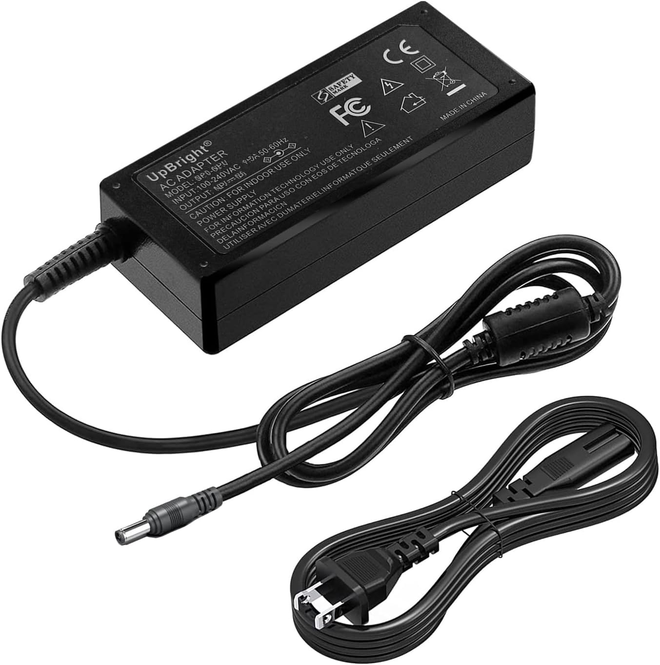 UPBRIGHT ADAPTADOR DE 12V AC/DC COMPATIBLE CON ROLAND MC-808 MC-808D MUESTREO BOSS JD-XA CROSSOVER SYNTHESIZER FP-7 FR-3X BR-1180 CD-2 PSB-3U PSB-7U SA150A-1240U-3 12VDC 3.6A 4A FUENTE DE ALIMENTACIÓN