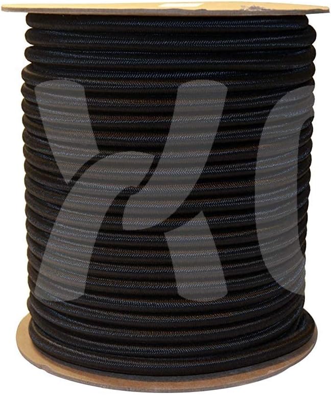 CABLE SPFX-12 100 ROLL OF BLACK 1/2\" POLYPROPYLENE BUNGEE