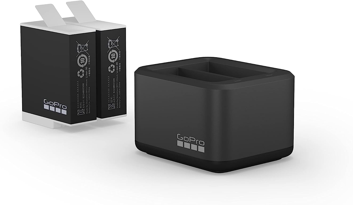 GoPro Cargador de batería dual + 2 baterías Enduro (HERO11 negro/HERO10 negro/HERO9 negro) - Accesorio oficial GoPro