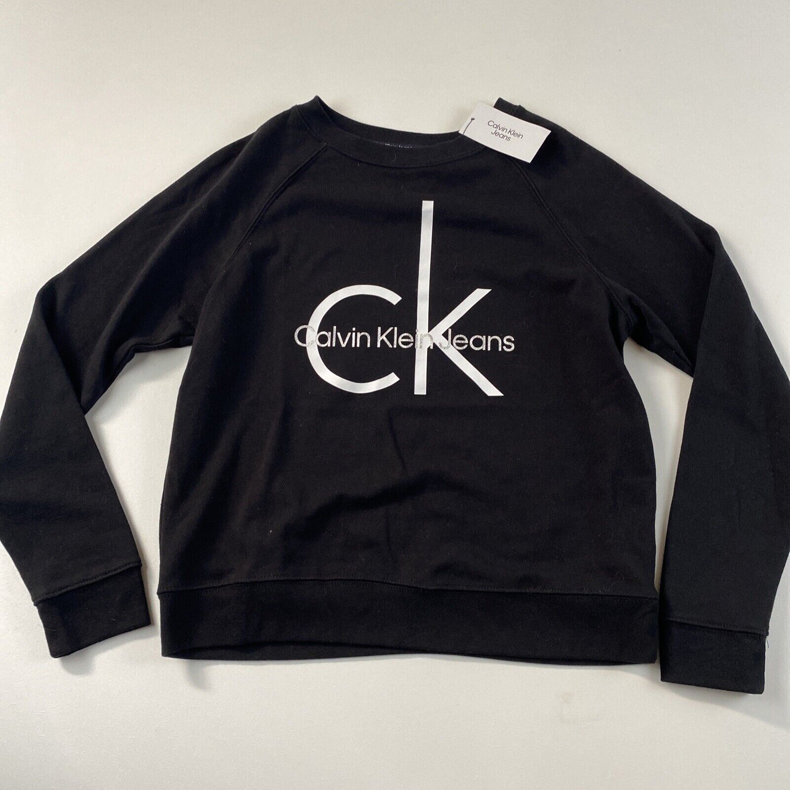 Calvin Klein Women Size S  sudadera negra mujer