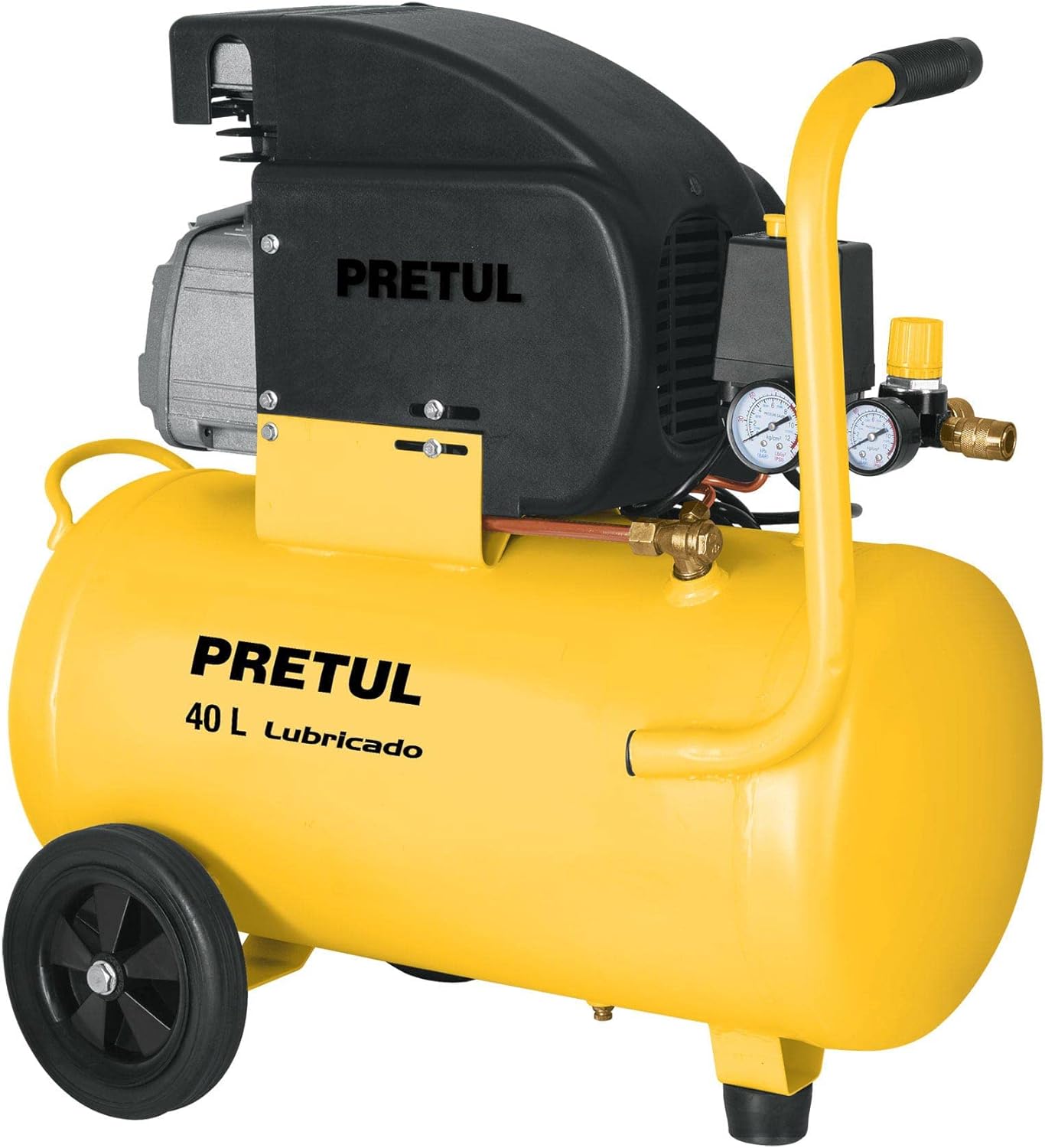 PRETUL COMPU-40LP COMPRESOR 40 LITROS LUBRICADO POTENCIA MAXIMA 3HP  120 V