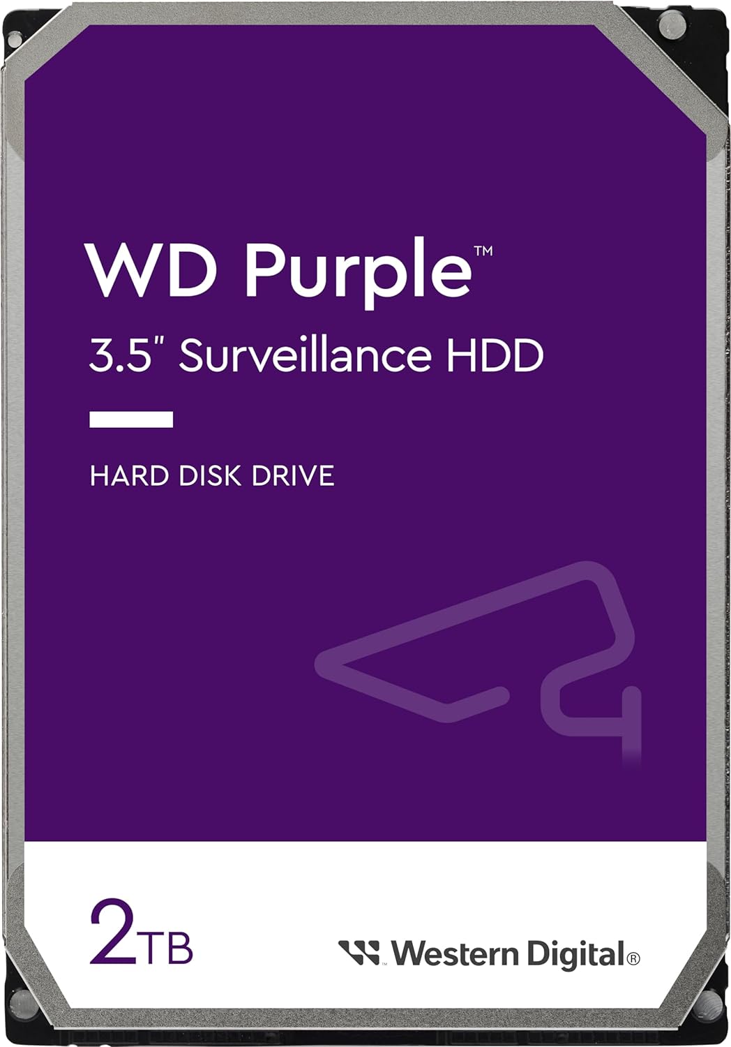 WESTER DIGITAL DISCO DURO INTERNO WD 2TB 3.5" WD22PURZ 256MB SATA6 5400RPM PURPLE