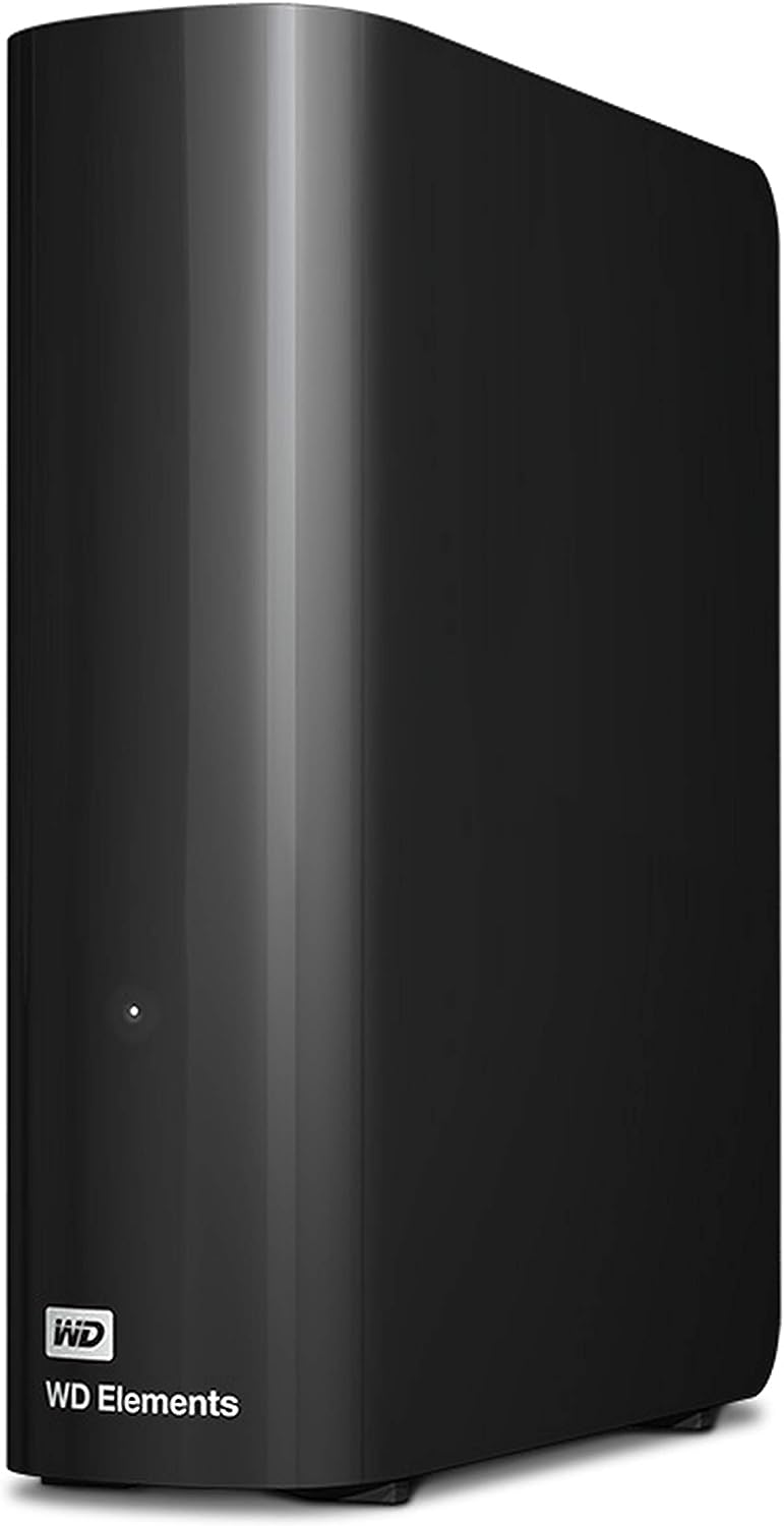 WD Elements - Disco duro externo de escritorio de 20 TB - USB 3.0, color negro WDBWLG0200HBK-EESN