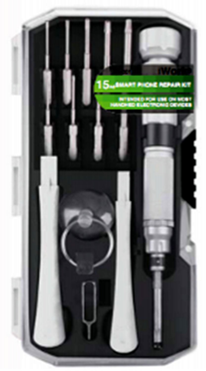 Olympia Tools 88-670 iWork 15-Piece Smart Phone Repair Tool Kit