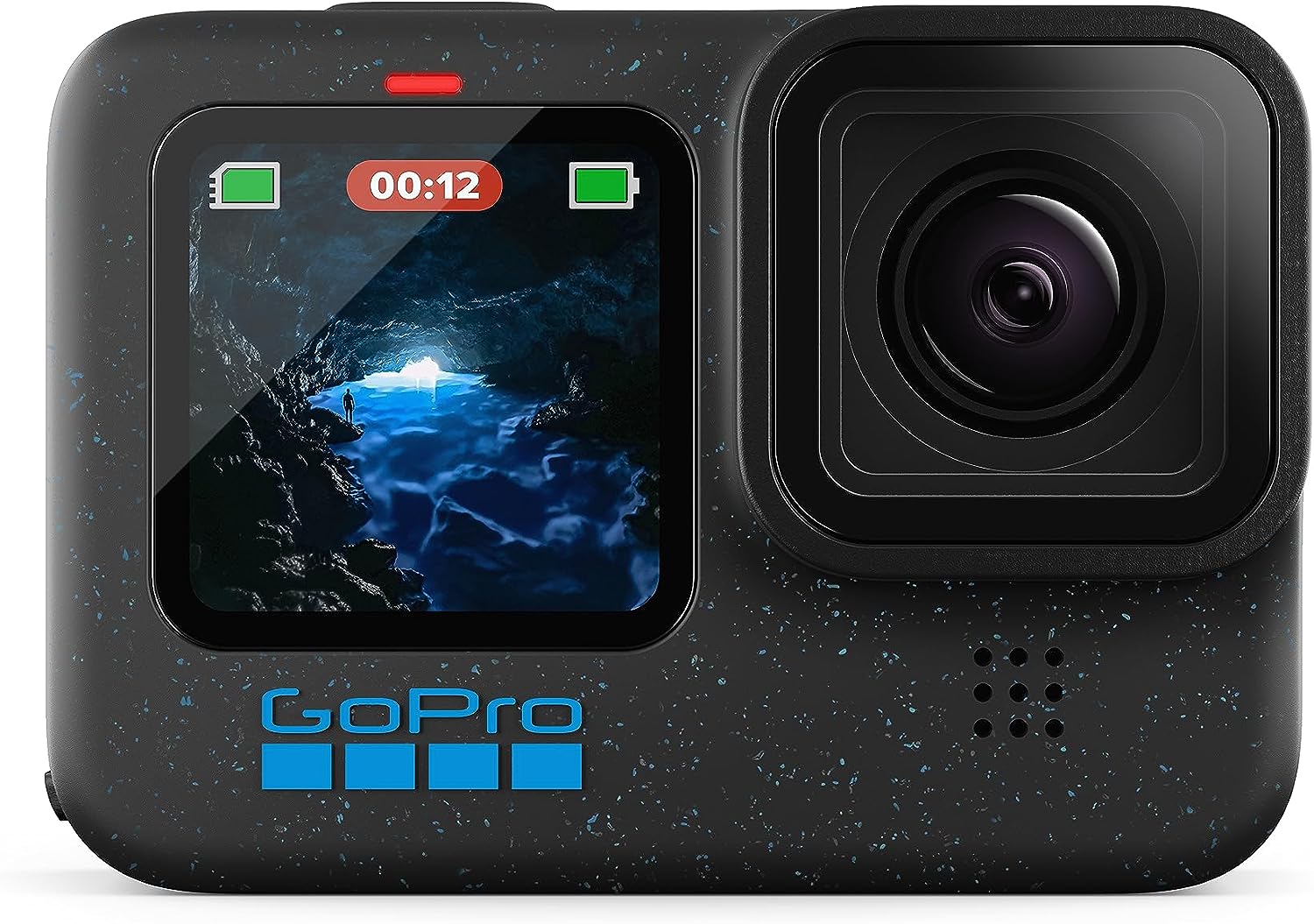 GOPRO  HERO12 BLACK  - CAMARA DE ACCION IMPERMEABLE CON VIDEO ULTRA HD  5.3K60, FOTOS DE  27 MP, HDR,SENSOR DE IMAGEN DE 1/1.9 PULGADAS, TRANSMISION EN VIVO, CAMARA WEB, ESTABILIZACION.