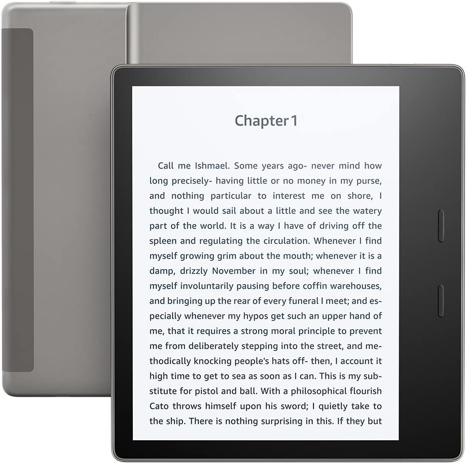 Kindle Oasis (Generación anterior - 9ma), resistente al agua, pantalla de 7” (17,78 cm) de alta resolución sin reflejos (300 ppp), 8 GB, wifi
