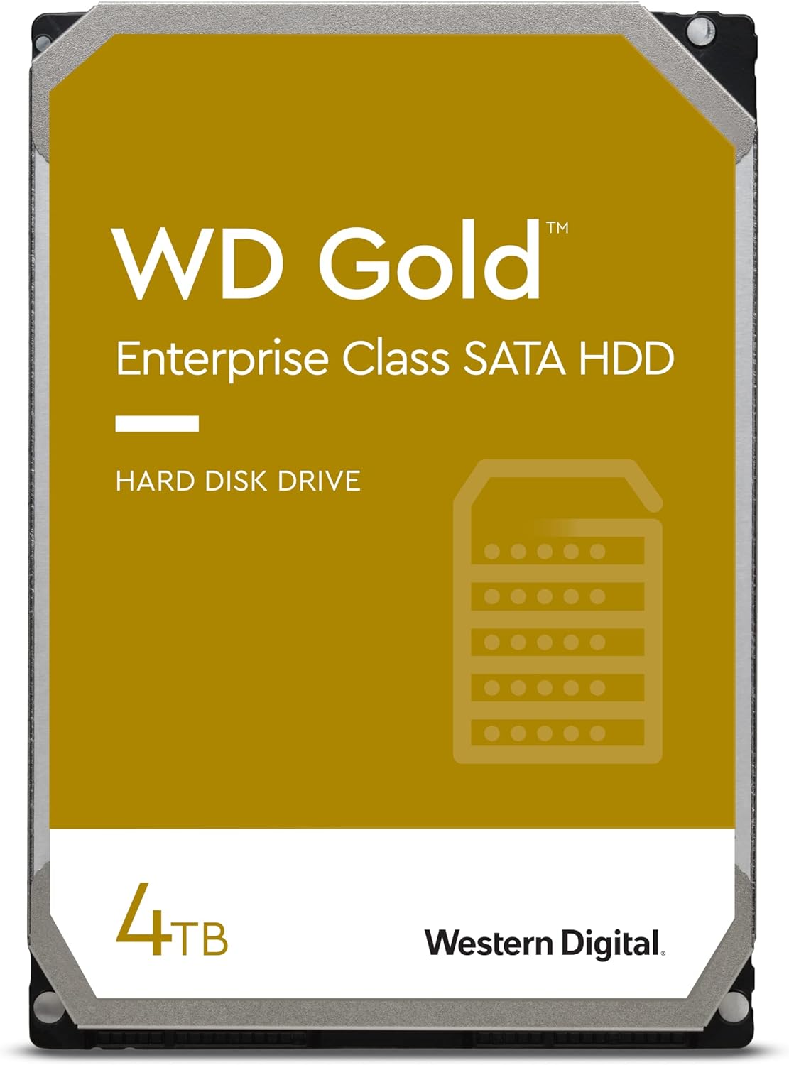 Western Digital Disco duro interno WD Gold Enterprise Class de 4 TB - Clase 7200 RPM, SATA 6 Gb/s, caché de 256 MB, 3.5" - WD4003FRYZ