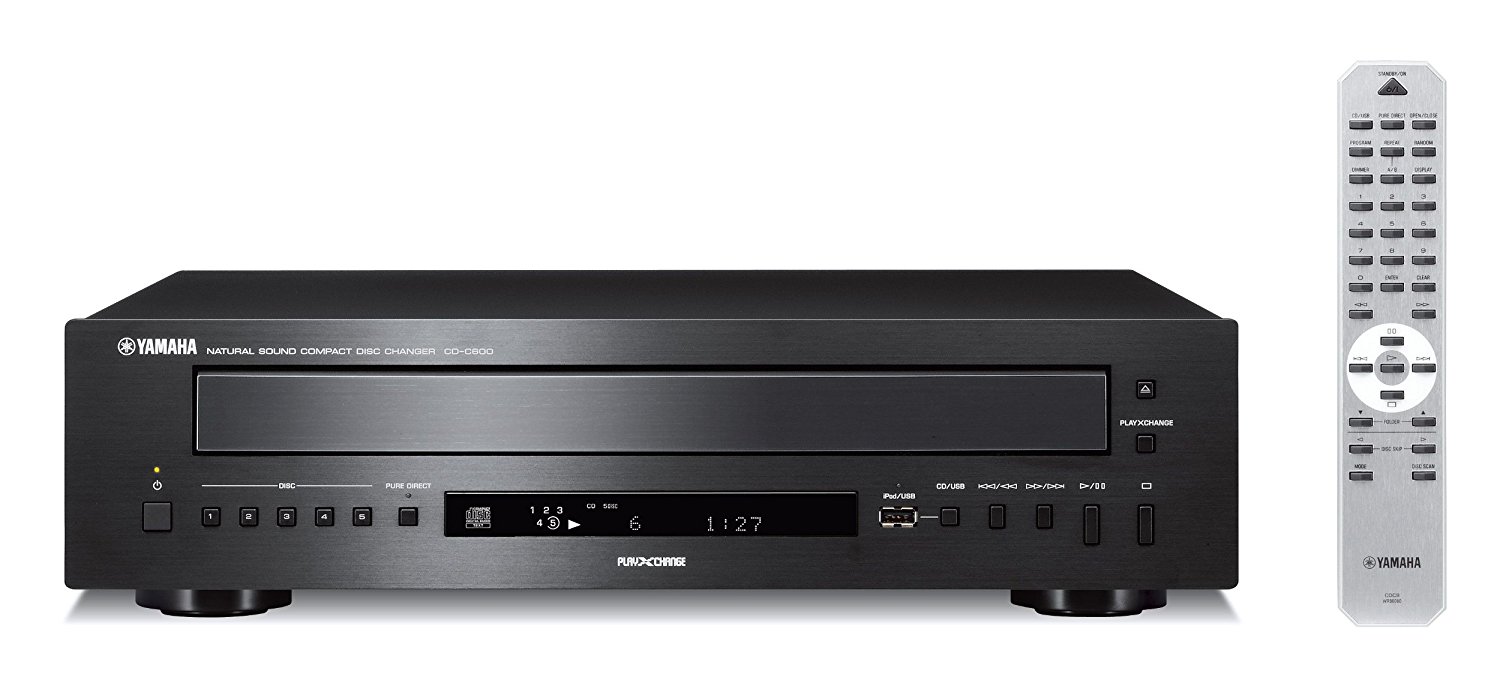 REPRODUCTOR DE CD DE AUDIO YAMAHA CD-S600RK  HASTA 5 DISCOS