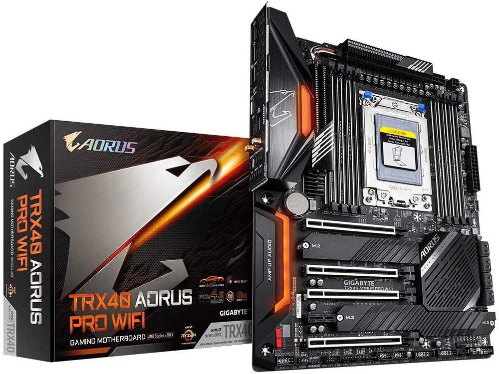 Placa madre GIGABYTE TRX40 AORUS PRO WIFI sTRX4 AMD TRX40 SATA 6Gb/s ATX DDR4