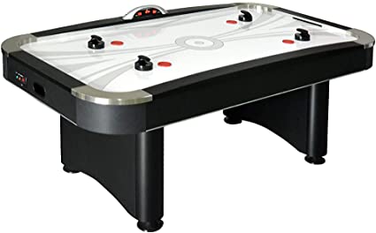 Premium Negro Air Hockey Cromo Mesa