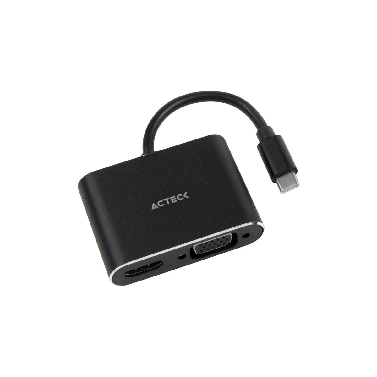 ADAPTADOR ACTECK  USB C, HDMI + VGA SHINFT AV420