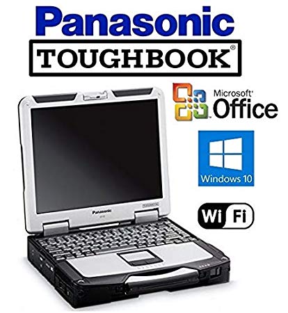 Rugged Panasonic CF-31 Toughbook Laptop - Intel Core i5 2.5GHz CPU - 16GB RAM - New 120GB SSD - 13.1" Touchscreen Display - Windows 10 Pro + MS Office