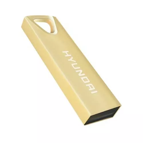 Memoria USB HYUNDAI 128GB, 3,0 DRIVE, DORADO