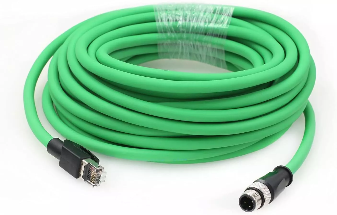 M12 4PIN D-CODED RJ45 ETHERNET NETWORK COMPUTER CONTROL CABLE FOR SICK KEYENCE