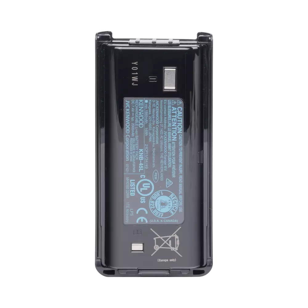 KNB-45L BATERIAS DE IONES DE LITIO KEMWOOD, 2500 MAH NX-240/340 NX-1000 TK-2402/3402